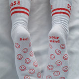 HEEL YOUR MIND GRIP SOCKS