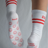 HEEL YOUR MIND GRIP SOCKS